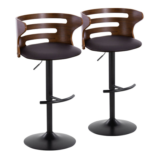Majestic Office Furniture Adjustable Barstool - Set of 2