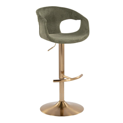 Majestic Office Furniture Adjustable Barstool - Set of 2