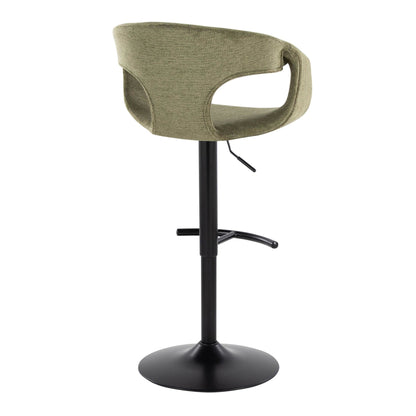 Majestic Office Furniture Adjustable Barstool - Set of 2