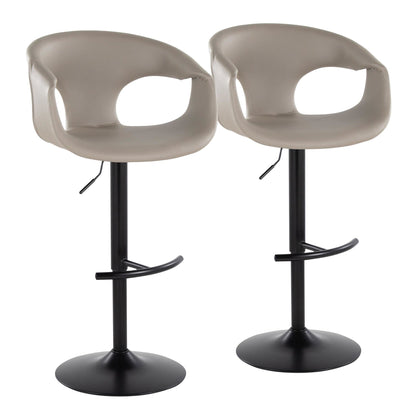 Majestic Office Furniture Adjustable Barstool - Set of 2
