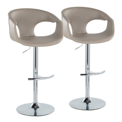 Majestic Office Furniture Adjustable Barstool - Set of 2