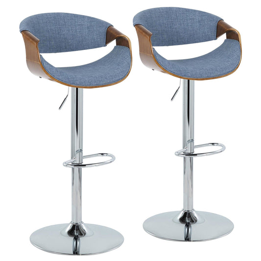 Majestic Office Furniture Adjustable Barstool - Set of 2