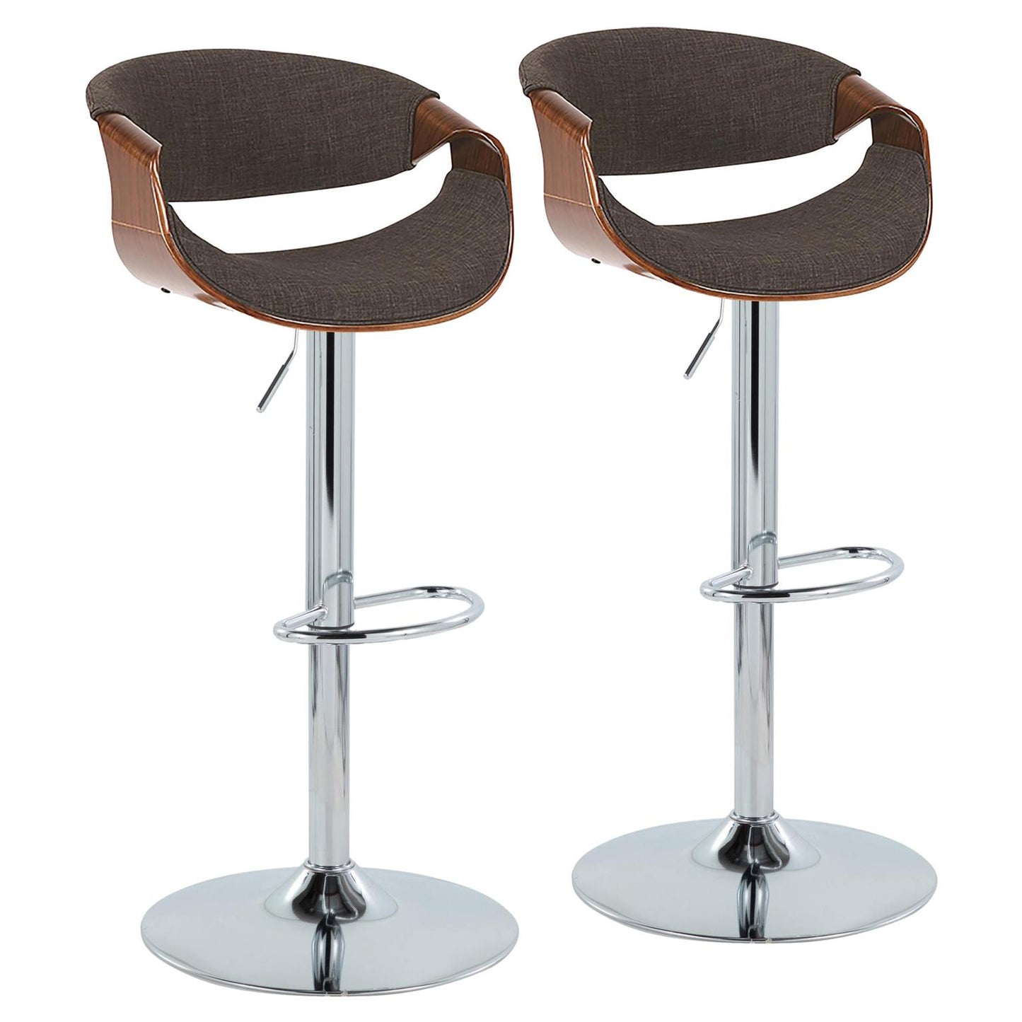 Majestic Office Furniture Adjustable Barstool - Set of 2
