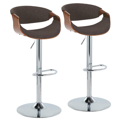 Majestic Office Furniture Adjustable Barstool - Set of 2