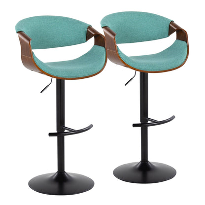 Majestic Office Furniture Adjustable Barstool - Set of 2