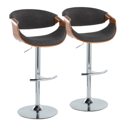 Majestic Office Furniture Adjustable Barstool - Set of 2