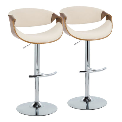Majestic Office Furniture Adjustable Barstool - Set of 2