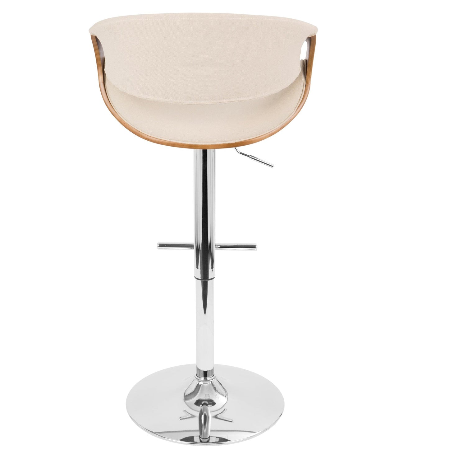 Lumisource Curvo Adjustable Barstool - Set Of 3