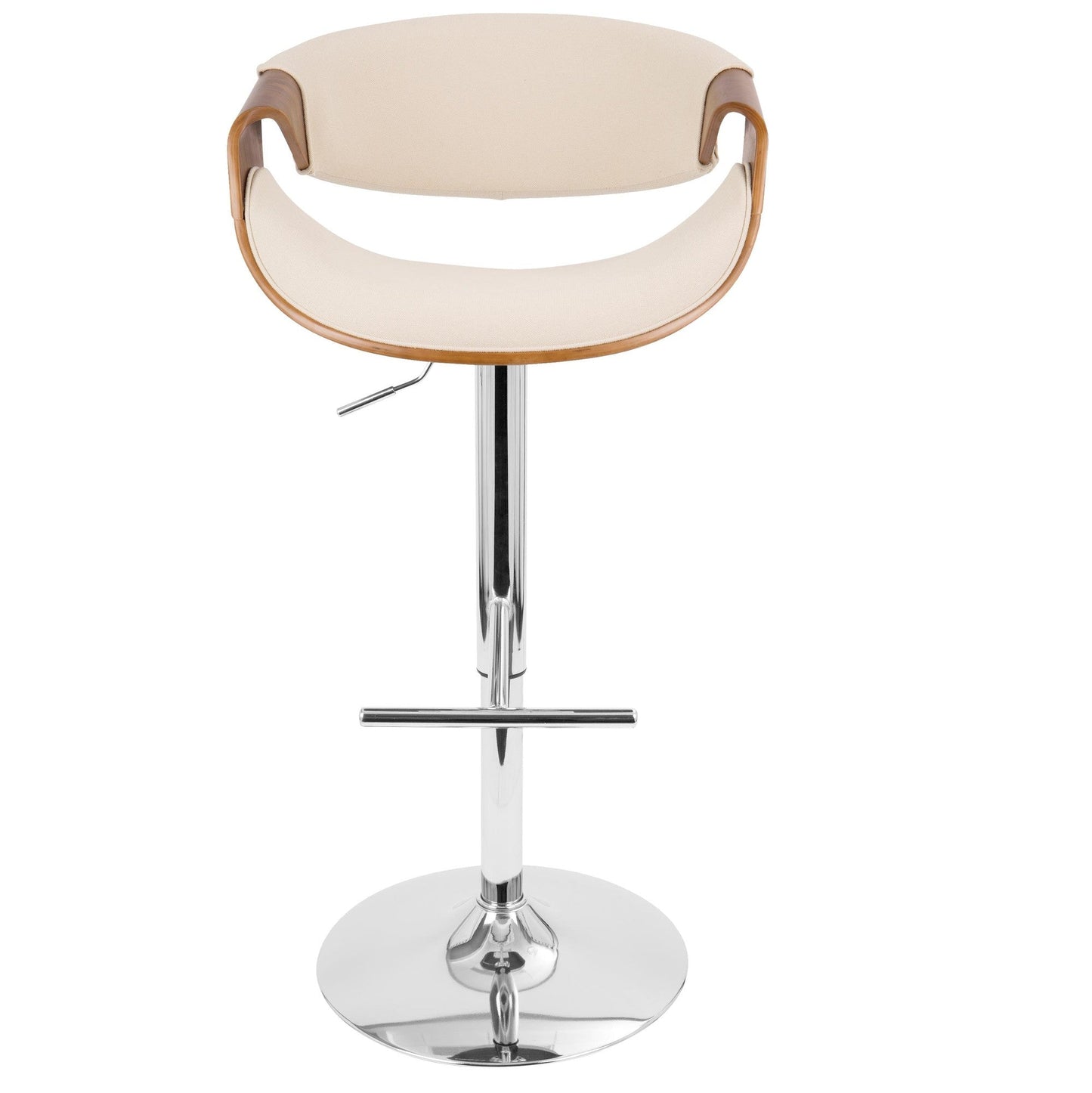 Lumisource Curvo Adjustable Barstool - Set Of 3