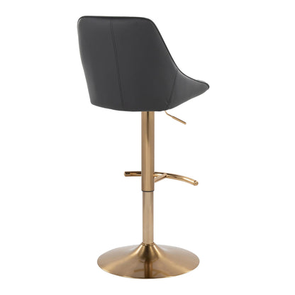 Majestic Office Furniture Adjustable Barstool - Set of 2