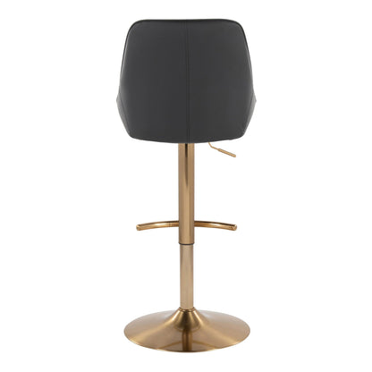Majestic Office Furniture Adjustable Barstool - Set of 2
