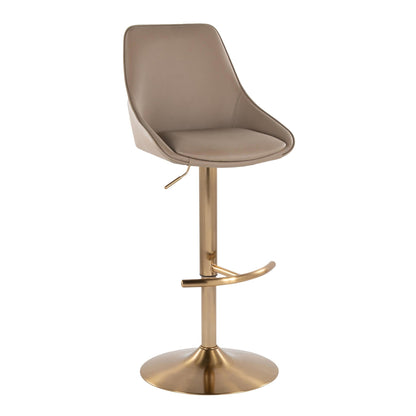 Majestic Office Furniture Adjustable Barstool - Set of 2