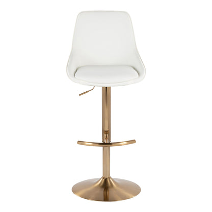 Majestic Office Furniture Adjustable Barstool - Set of 2