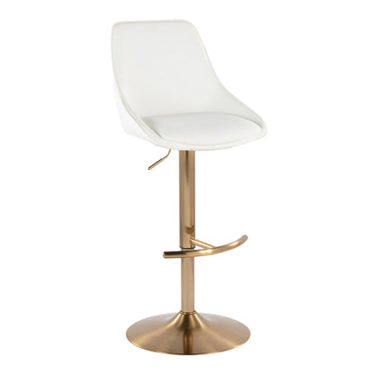 Majestic Office Furniture Adjustable Barstool - Set of 2