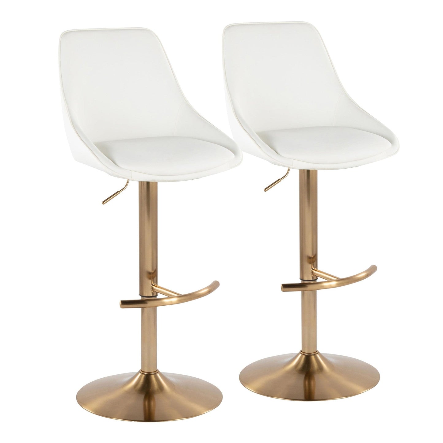 Majestic Office Furniture Adjustable Barstool - Set of 2