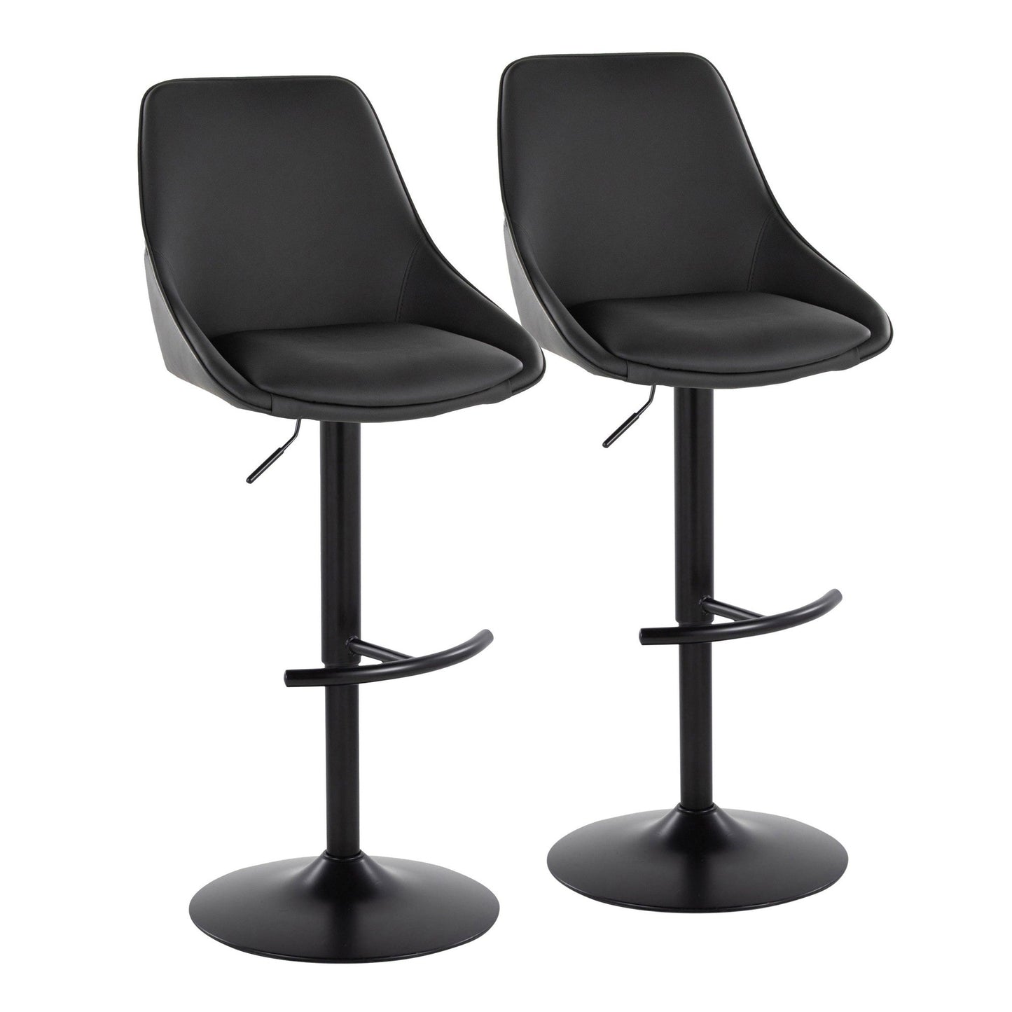 Majestic Office Furniture Adjustable Barstool - Set of 2