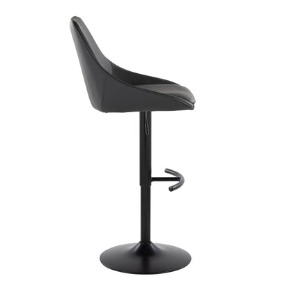 Majestic Office Furniture Adjustable Barstool - Set of 2