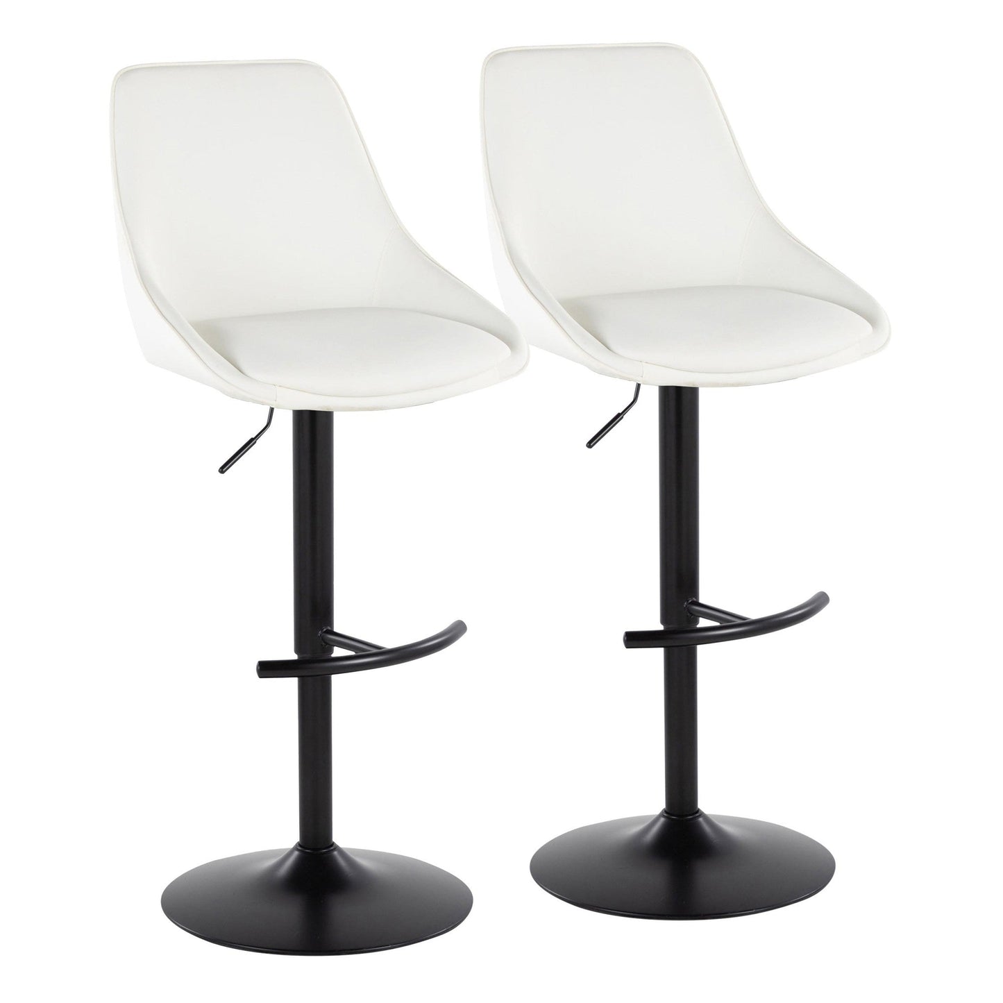 Majestic Office Furniture Adjustable Barstool - Set of 2