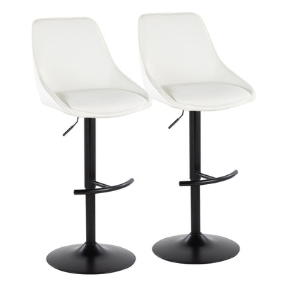 Majestic Office Furniture Adjustable Barstool - Set of 2
