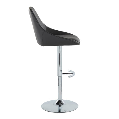 Majestic Office Furniture Adjustable Barstool - Set of 2