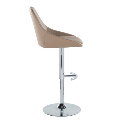 Majestic Office Furniture Adjustable Barstool - Set of 2