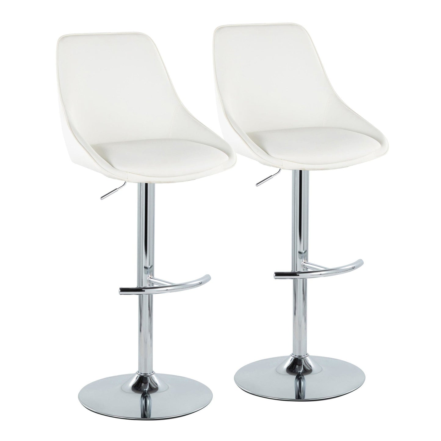 Majestic Office Furniture Adjustable Barstool - Set of 2