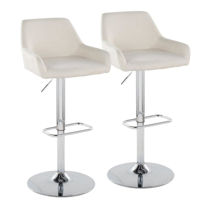 Majestic Office Furniture Adjustable Barstool - Set of 2