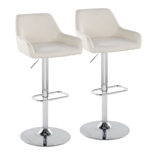 Majestic Office Furniture Adjustable Barstool - Set of 2