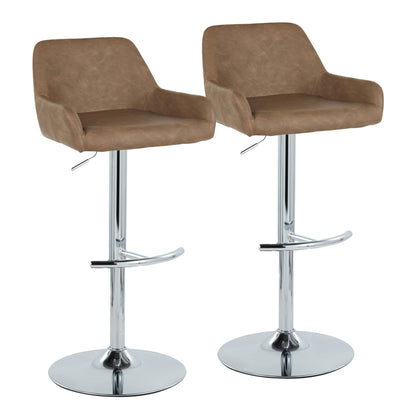 Majestic Office Furniture Adjustable Barstool - Set of 2