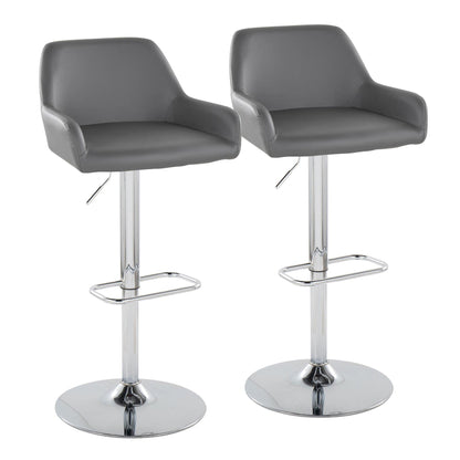Majestic Office Furniture Adjustable Barstool - Set of 2