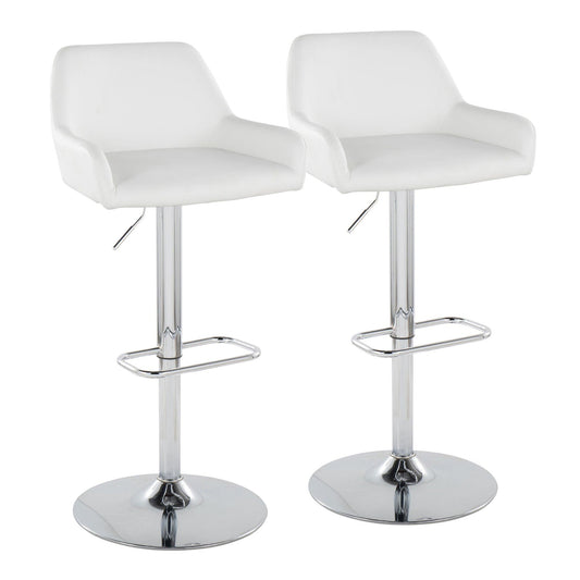 Majestic Office Furniture Adjustable Barstool - Set of 2