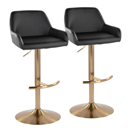 Majestic Office Furniture Adjustable Barstool - Set of 2