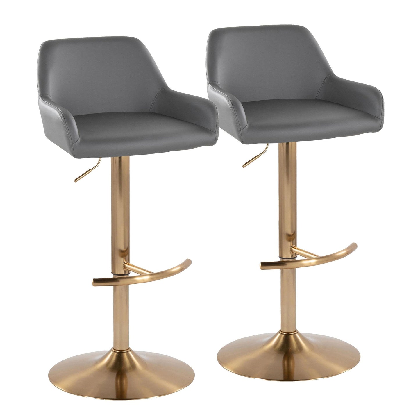 Majestic Office Furniture Adjustable Barstool - Set of 2