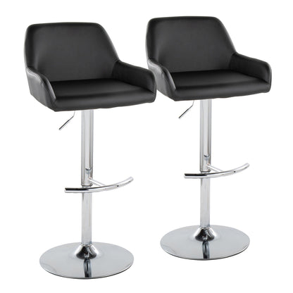 Majestic Office Furniture Adjustable Barstool - Set of 2