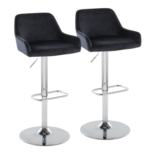 Majestic Office Furniture Adjustable Barstool - Set of 2