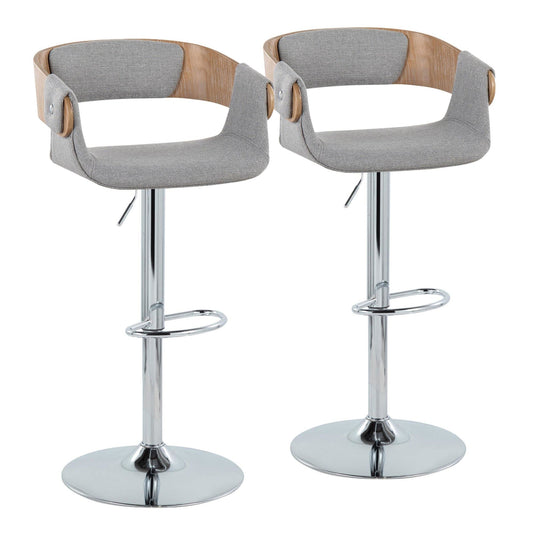 Majestic Office Furniture Adjustable Barstool - Set of 2