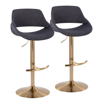 Majestic Office Furniture Adjustable Barstool - Set of 2