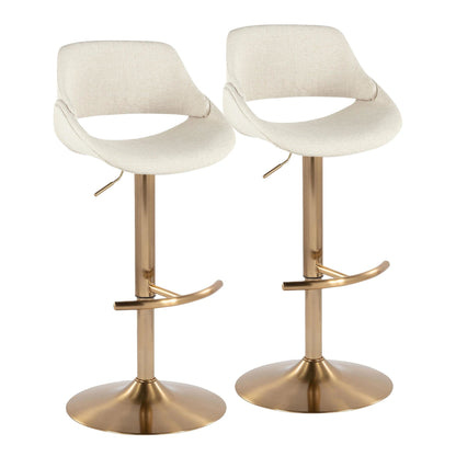 Majestic Office Furniture Adjustable Barstool - Set of 2
