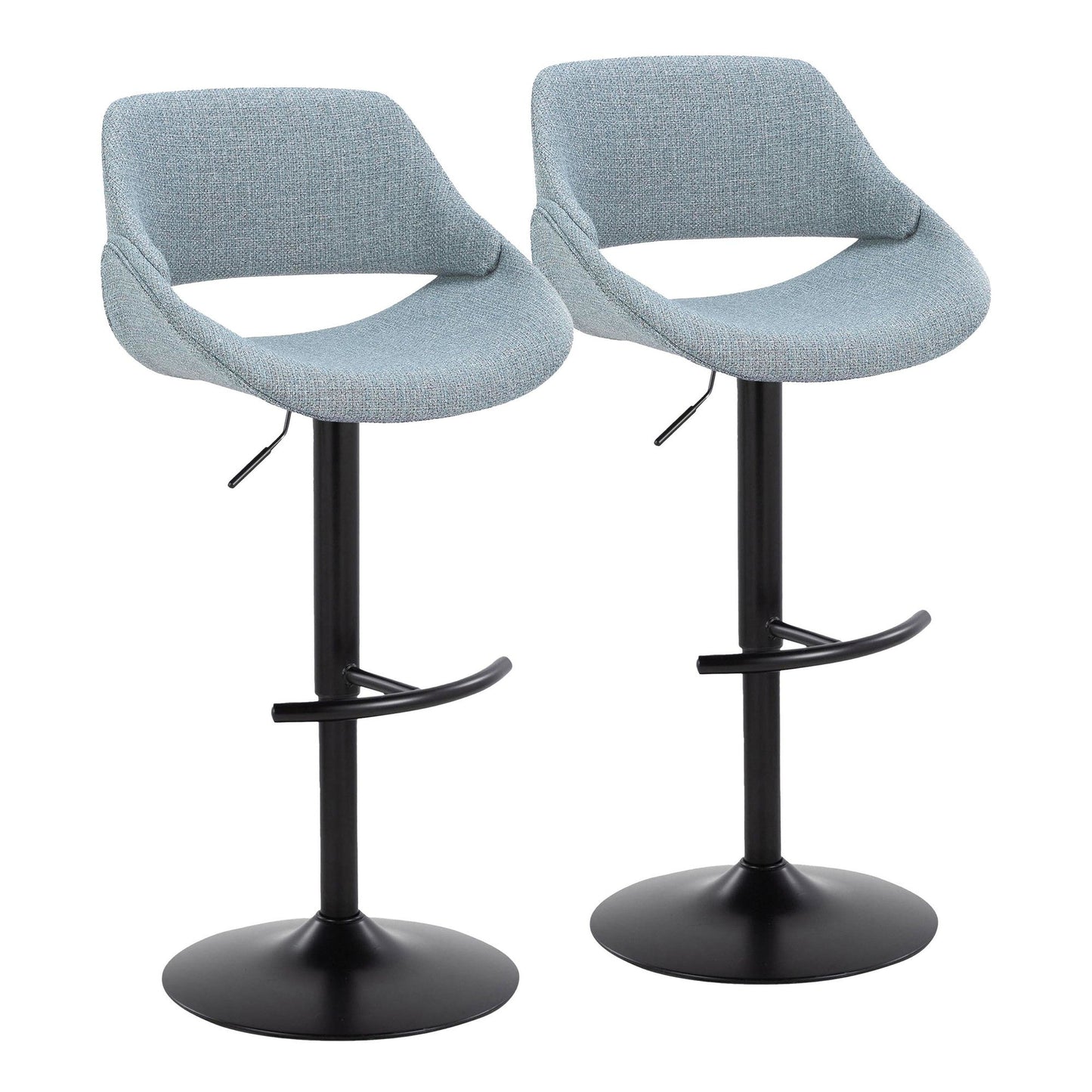 Majestic Office Furniture Adjustable Barstool - Set of 2