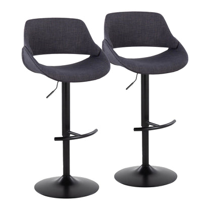 Majestic Office Furniture Adjustable Barstool - Set of 2