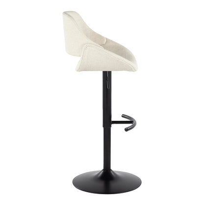 Majestic Office Furniture Adjustable Barstool - Set of 2