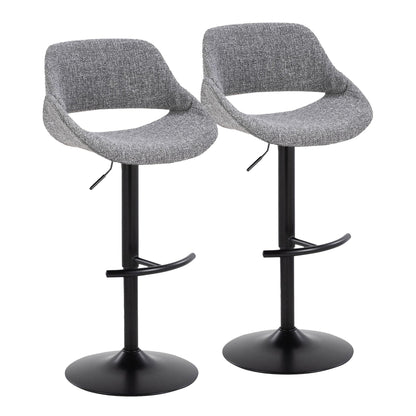 Majestic Office Furniture Adjustable Barstool - Set of 2