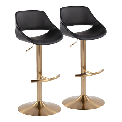 Majestic Office Furniture Adjustable Barstool - Set of 2