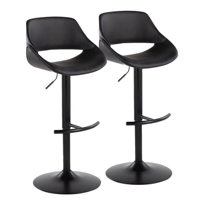 Majestic Office Furniture Adjustable Barstool - Set of 2