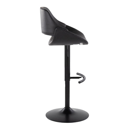 Majestic Office Furniture Adjustable Barstool - Set of 2