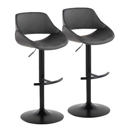 Majestic Office Furniture Adjustable Barstool - Set of 2