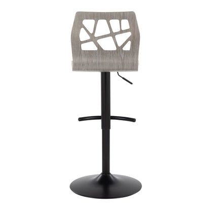 Majestic Office Furniture Adjustable Barstool - Set of 2