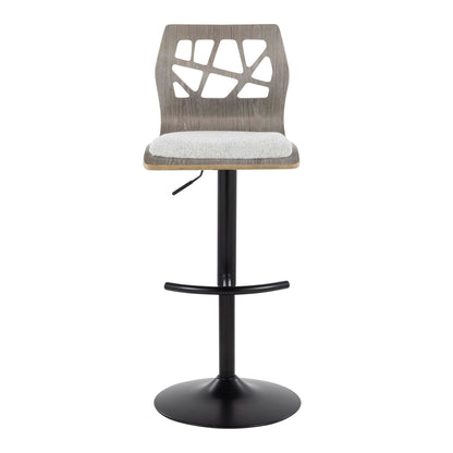 Majestic Office Furniture Adjustable Barstool - Set of 2