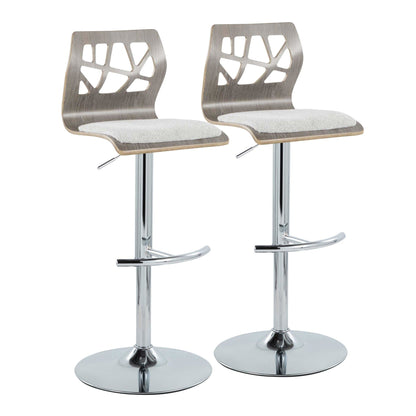 Majestic Office Furniture Adjustable Barstool - Set of 2