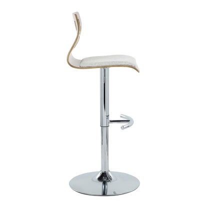Majestic Office Furniture Adjustable Barstool - Set of 2
